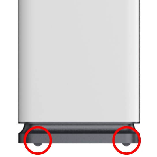 キャスター付きで簡単移動